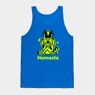 Cow Namaste Yoga Tank Top